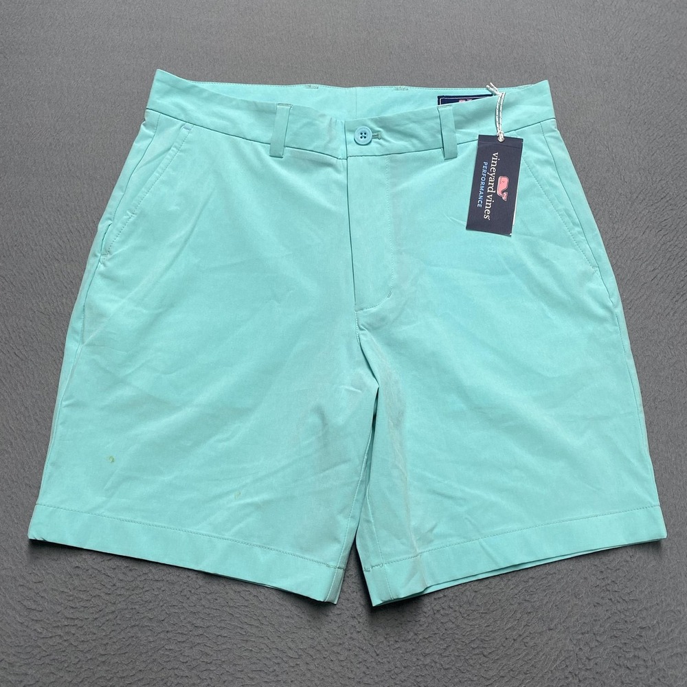 Vineyard Vines Shorts‎ Mens 30 Andros Blue Performance Breaker 8" Golf Casual